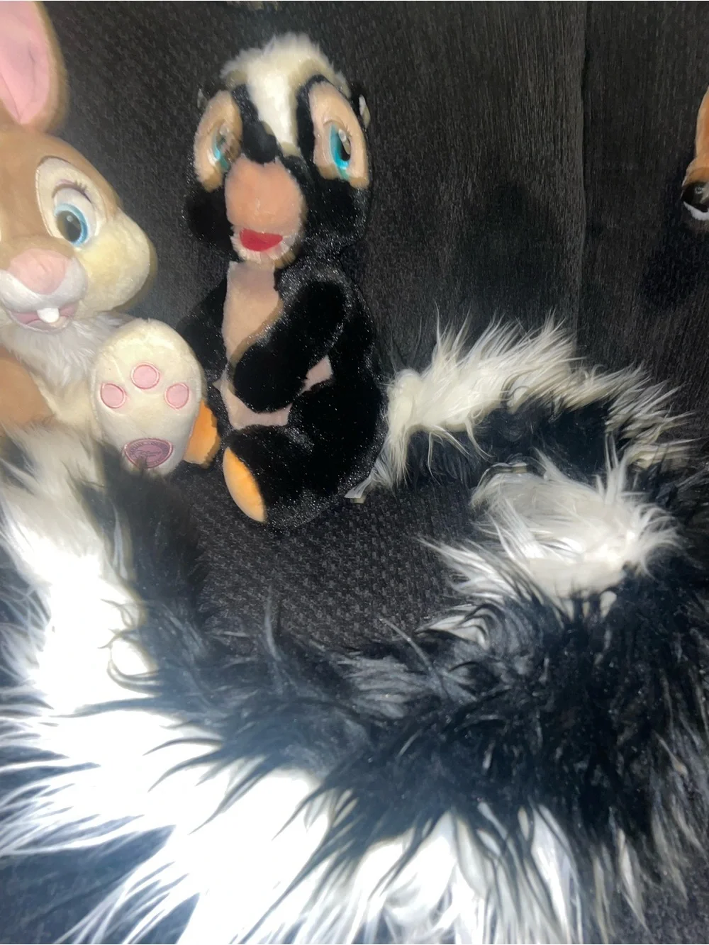 Disney's Bambi character plush set. Flower and Friend Owl hard to find.